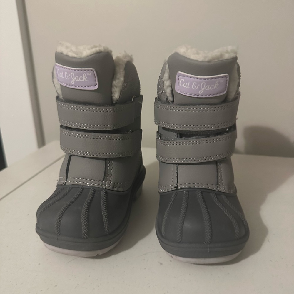 Cat & Jack Toddler Girls Fleece Lined Snow Boots